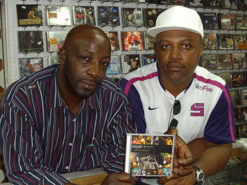 Clinark with Donavon Manager of DUB CITY RECORDS BERMUDA AUG 2007